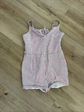 Vineyard Vines Red, White & Blue Cotton Romper
